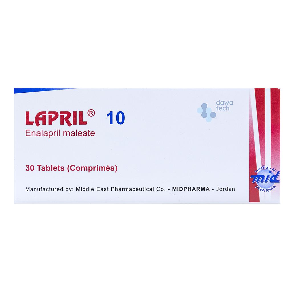 Lapril 10 Mg 30 Tab